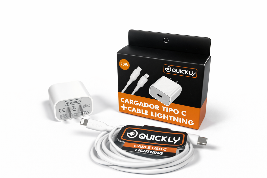 Cargador 20W + Cable Lightning (Iphone)